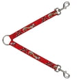 thumbnail image 1 of Dog Leash Splitter Lucky Red 1 Foot Long 1 Inch Wide, 1 of 1