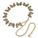 thumbnail image 1 of Cadena de metal para cintura con diseño floral estilo bohemio TQEHS Largo 110*5cm Plateada, 1 of 6