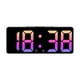 thumbnail image 1 of Reloj despertador digital de 15,5 cm con brillo ajustable y temperatura. luz rosa, 1 of 9