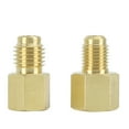 thumbnail image 2 of Vacuum Pump Adapter,2Pcs 1/2ACME Brass Refrigeration Refrigerant Pump Connector Refrigeration Connector Professionally Tested, 2 of 9