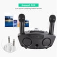 thumbnail image 1 of Karaoke Speaker,  Speaker with Two Microphone, for Home Party KTV, 1 of 7