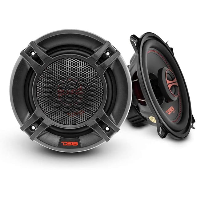 ALTAVOCES coaxiales de 2 vías y 135 vatios de 5.25" con parrillas de malla de 4 ohms DS18 GEN-X5.25
