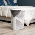 thumbnail image 2 of 60L Slim Laundry Hamper, Clothes Basket, Lid, Ventilated, Plastic, 17.25"L x 13.75"W x 23.5"H, 2 of 6