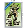 thumbnail image 3 of Star Wars: Saga - Yoda Social Distancing Wall Poster, 14.725" x 22.375", Framed, 3 of 3