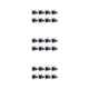 thumbnail image 2 of Billuyoard 8 PCS Barra de cortina Soportes Soporte Cortinas Montaje en pared fijo Negro Type1, 2 of 6