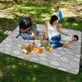 thumbnail image 2 of Cobertura Pique-nique Imperméable 200x200 Cobertura Plage Extérieure XXL Sans Sable Tapis Plage Couverture Camping Couverture D'extérieur étanche Sable Couverture Tapis Pique-nique avec, 2 of 5
