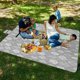 thumbnail image 2 of Cobertura Pique-nique Imperméable 200x200 Cobertura Plage Extérieure XXL Sans Sable Tapis Plage Couverture Camping Couverture D'extérieur étanche Sable Couverture Tapis Pique-nique avec Poigné, 2 of 5