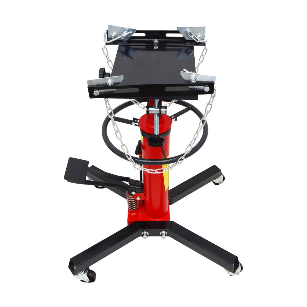 EQCOTWEA 2 Stage Hydraulic Transmission Jack Repair Swivel Wheels Lift