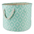 thumbnail image 1 of Design Imports CAMZ12524 Bac Rond en Polyester pour Animaux, Aqua - Petit, 1 of 1