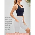 thumbnail image 4 of As Rose Rich Biker Shorts for Women High Waist Workout Shorts with 3 Pockets, 1X, 4 of 9