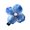 Blue, variant on Flower Hairpin for Women, Anti-slip Metal Hair Clip, Fade Resistant Artificial Flower Decor Barrette for Daily Salon Travel Blue