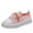 Pink, variant on LOVZFMLL Platform Sneakers for Women Low Top Canvas Shoes Casual Classic Trendy Fashion Lace Up Slip On Walking Shoes Black 8.5