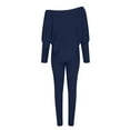 thumbnail image 5 of up to 60% off Gifts Usmixi Womens Casual Tracksuits Fall Winter Long Sleeve Pullover Sweatshirt and Sweatpants Set 2 Piece Outfits Lounge Jogger Sets Clearance under $5, 5 of 6