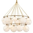 thumbnail image 5 of 30308HBR-CO Hinkley Lighting Skye - 180W 18 LED Extra Large 2-Tier Chandelier-65.25 Inches Tall and 53.25 Inches Wide, 5 of 8
