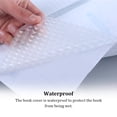 thumbnail image 3 of Eigraketly Funda de libro impermeable, transparente, funda para libros, autoadhesiva mate, funda de película gruesa con pegatinas de nombre, cubiertas Material de laboratorio Eigraketly TO009607-00, 3 of 6