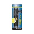 thumbnail image 1 of Bolígrafos de tinta de gel PILOT FriXion Clicker borrables negros, paquete de 3, 1 of 4