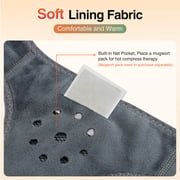 Neck Heating Pad, Wireless Heat Wrap for Neck, Electric Shoulder Relaxer with 5 Heating Levels, 30 Minutes Auto Shut Off