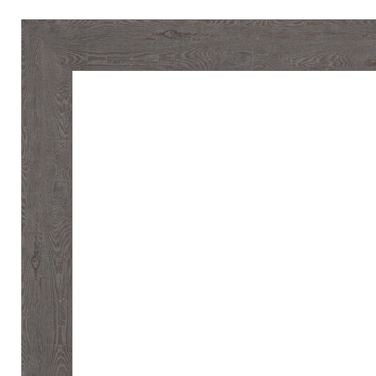 Amanti Art Natural Cork Board Framed Rustic Plank Grey Bulletin Board 23 in. x 17 in.