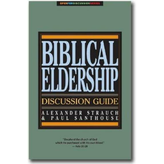 Pre-Owned Biblical Eldership Discussion Guide (Paperback) 0936083204 9780936083209