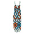 thumbnail image 5 of Birdeem Robe Longue Décontractée pour Femme à Col en V Sans Manches Imprimée, Coupe Ample, Style Camisole, Longue Robe+poche, 5 of 5