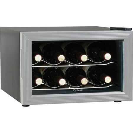 Culinair 8-Bottle Wine Cooler, AW82S, Silver