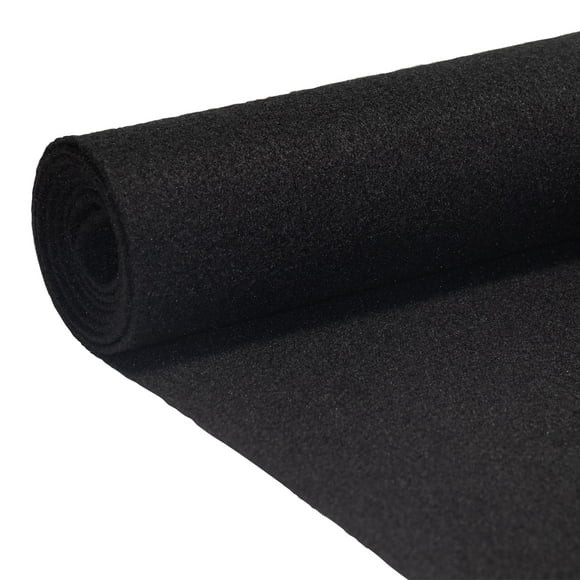 Alfombra Bbox de tela no tejida negra de 72 x 72 pulgadas (6 x 6 pies)