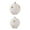 White, variant on 2-Count White Jumbo Bell Shatterproof Christmas Ornaments, 7.87 in, by Holiday Time