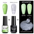 thumbnail image 1 of LILYCUTE, 7ml, capa superior reflectante, esmalte de uñas de Gel semipermanente brillante, barniz de Gel UV para uñas, decoración artística de uñas Hybird Tan Jianjun unisex, 1 of 2