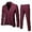 Wine, variant on RTKFRFLM Boys Classic Khaki Blazer Slim Fit Formal Business Casual Jacket Khaki 13-14 Years