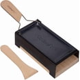 thumbnail image 6 of Cucina Pro Cheese Raclette w Foldable Handle- Candlelight Cheese Melter Pan w Spatula and 3 Tea Light Candles - Melts in Under 4 Minutes, Small Portable, Great for Dinner Parties, Appetizers, Gift, 6 of 6
