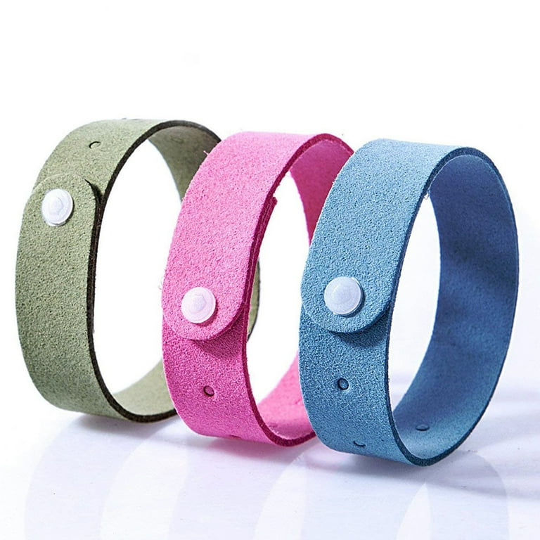 Walmart Deals Mosquito Repellent Bracelets Ultra Fine Fiber Bracelet Buckle Ring Multi Color Plant Oil Anti Bracelet Wrist Strap Camping Tool by