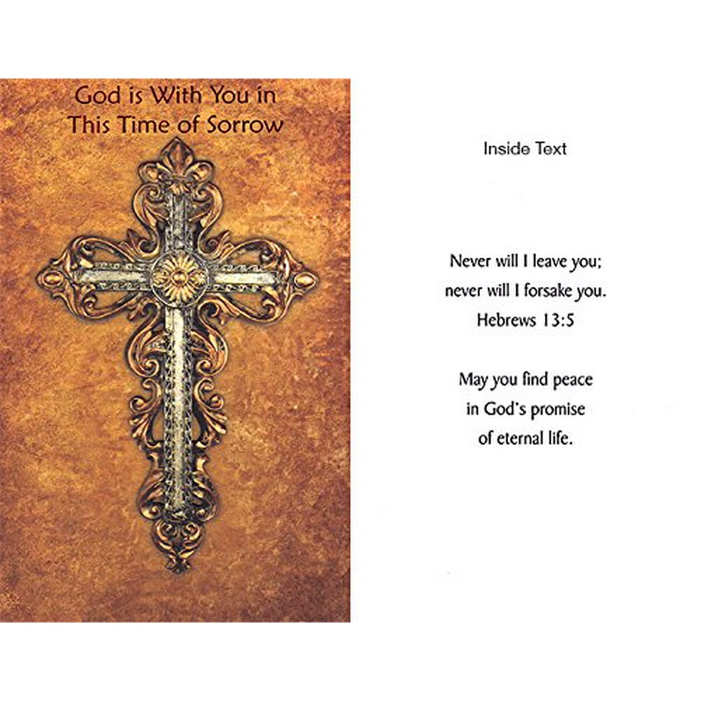 Religious Sympathy Blessings Greeting Card 30 Pack  Walmart.com
