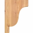 thumbnail image 3 of 3 1/2"W x 10"D x 14"H Newport Smooth Corbel, Western Red Cedar, 3 of 9