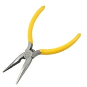 Unique Bargains Hand Tool Long Needle Nose 5" Pliers Wire Cutters Yellow