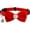 Red, variant on Cat Dog Collar with Bow Tie Faux Pearl Ornament Velvet Solid Color Bell Safety Kitten Puppy Pet Wedding Party Halloween Xmas Festive