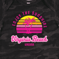 thumbnail image 4 of Inktastic Summer Enjoy the Sunshine Virginia Beach Virginia in Pink Boys or Girls Baby Bodysuit, 4 of 5
