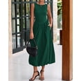 thumbnail image 2 of Vestido midi casual sin mangas BTFBM para mujer 2025, 2 of 9