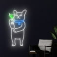 thumbnail image 3 of Handmadetneonsign Cat Drinking Martini Neon Sign, Cat Martini Wall Art Decor, Bar Club Wall Decor, 3 of 5