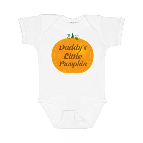 Inktastic Halloween Daddy Little Pumpkin Boys or Girls Baby Bodysuit