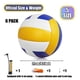 thumbnail image 2 of Paquete de 6 pelotas de voleibol Magicorange, tamaño 5, piel sintética suave al tacto, 2 of 9