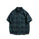 thumbnail image 1 of Mens Camisas de Manga Corta Impresa Gira-Abajo Collar Cremallera, Camiseta Casual Blusa para el Hogar, Diario Y Cuatro Estaciones de Uso, 1 of 3