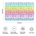 thumbnail image 3 of Pioneer Flower Floral Print Pattern Bathroom Rugs Mat, Non Slip Microfiber Bathroom Rug with Rubber Backing, Soft Mats for Bathroom Floor Tub Shower, 20"x32", 3 of 5