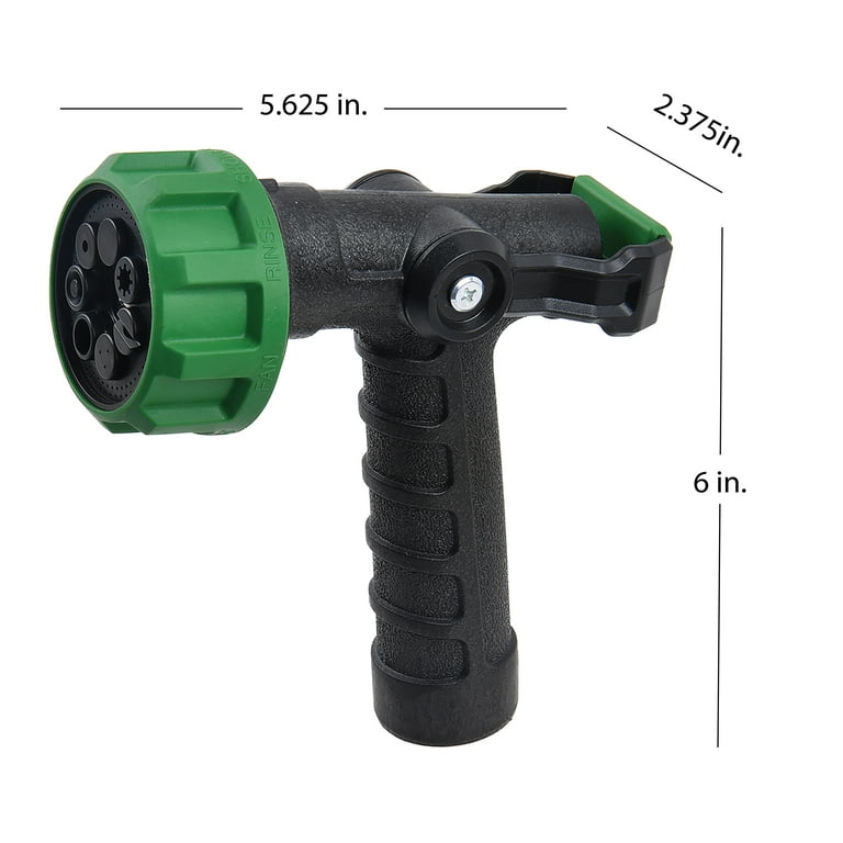 Expert Gardener Watering Nozzle with 7 Spray Patterns, Heavy-Duty