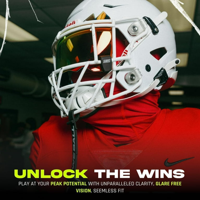 WE BALL SPORTS Football Visor Fits Youth and Adult Helmets