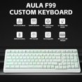 thumbnail image 2 of Teclado para juegos LEOBOG AULA F99 inalámbrico mecánico RGB, 2 of 8