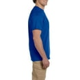 thumbnail image 2 of Fruit Of The Loom Men's Short Sleeve T-Shirts Multipack Regular Fit Knit Jersey Crewneck Irregular Tees Royal 3-Pack Small, 2 of 4
