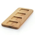 thumbnail image 4 of Gibson Elite 127271.05 Gracious Dining Fine Ceramic Tidbit Dish Set with Acacia Wood Base - 5 Piece, 4 of 5