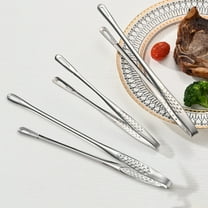 304 Stainless Steel Mini Serving Tongs | Precision Dessert Plating & Appetizer Presentation Tools | Rust Resistant | Dishwasher Safe | Compact Grilling Ice Snack Clamp | 1 Piece