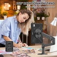 thumbnail image 6 of FJLBDE Case for iPad Pro 11 Inch M5 2025 / M4 2024, Shockproof Protective Tablet Cover with Mounting Holes, Wall Mount and Stand, Black, 6 of 7