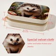 thumbnail image 5 of Hedgehog Velvet Portable Travel Organizer with Removable Compartment - Gift, Jewelry Boxes, Necklace, and Jewelry Organizer, 5 of 7